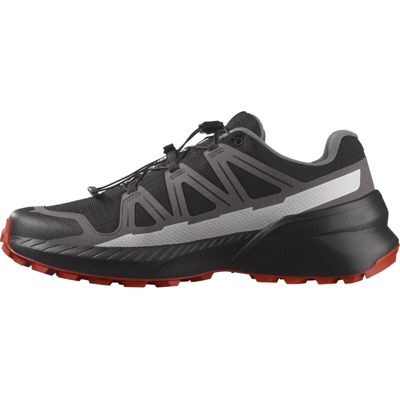Neu Eingetroffen Salomon Herren Trailrunningschuhe SHOES SPEEDCROSS PEAK GTX - Schwarz/Castlerock/Kirschtomate