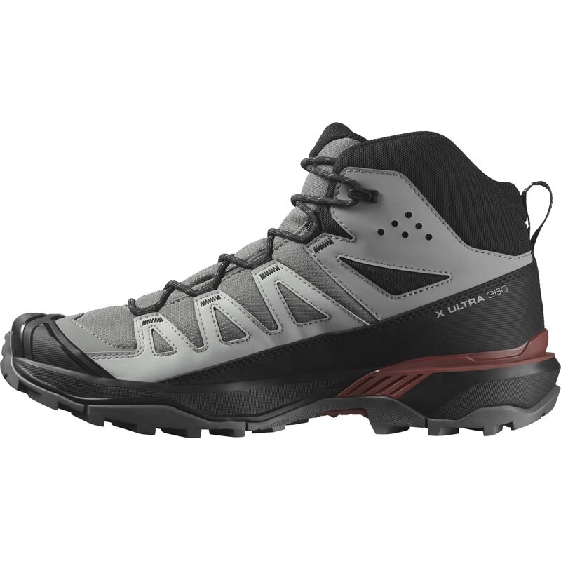 Neu Eingetroffen Salomon Herren Multifunktionsstiefel SHOES X ULTRA 360 MID GTX - Zinn/Schwarz/Gebranntes Henna