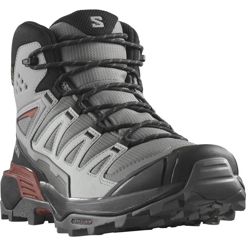 Neu Eingetroffen Salomon Herren Multifunktionsstiefel SHOES X ULTRA 360 MID GTX - Zinn/Schwarz/Gebranntes Henna
