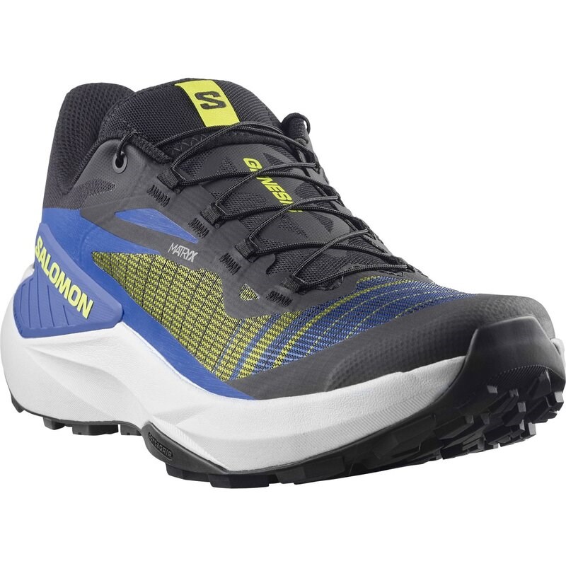 Neu Eingetroffen Salomon Herren Trailrunningschuhe SHOES GENESIS - Schwarz/Saure Limette/Bläulich