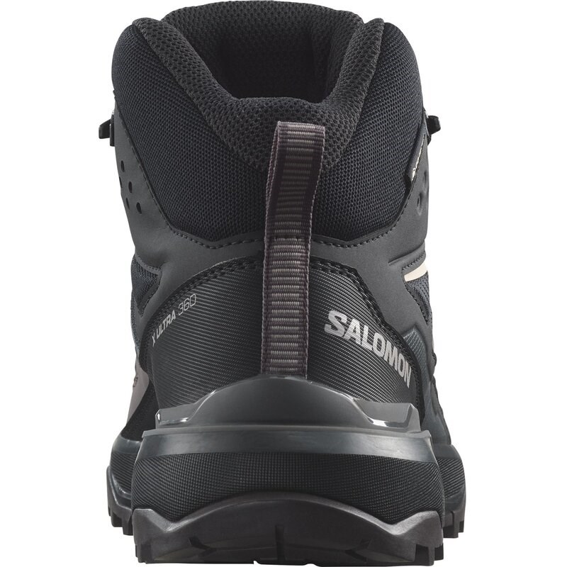 Neu Eingetroffen Salomon Damen Trekkingstiefel SHOES X ULTRA 360 MID GTX - Schwarz/Pflaumenkätzchen/Schiefer