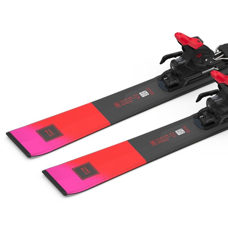 Neu Eingetroffen Salomon Damen All-Mountain Ski E - Schwarz/Rot/Zuckerpflaume