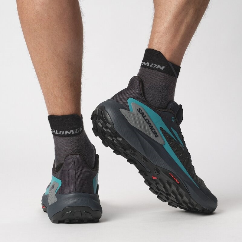 Neu Eingetroffen Salomon Herren Trailrunningschuhe SHOES GENESIS - Kohlenstoff/Tahitianische Flut/Stiller Schatten