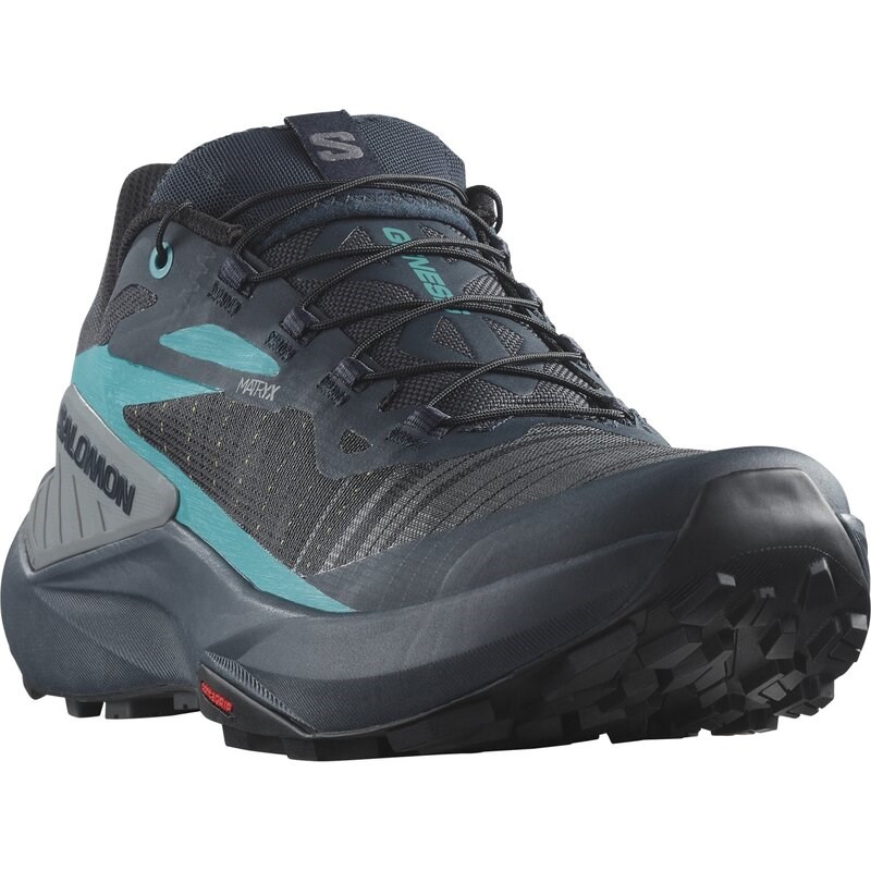 Neu Eingetroffen Salomon Herren Trailrunningschuhe SHOES GENESIS - Kohlenstoff/Tahitianische Flut/Stiller Schatten