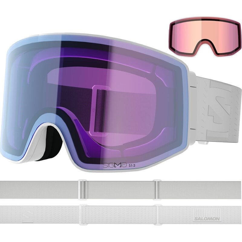 Neu Eingetroffen Salomon Herren Brille GOGGLES SENTRY PRIME SIGMAPHOTO - Weiß