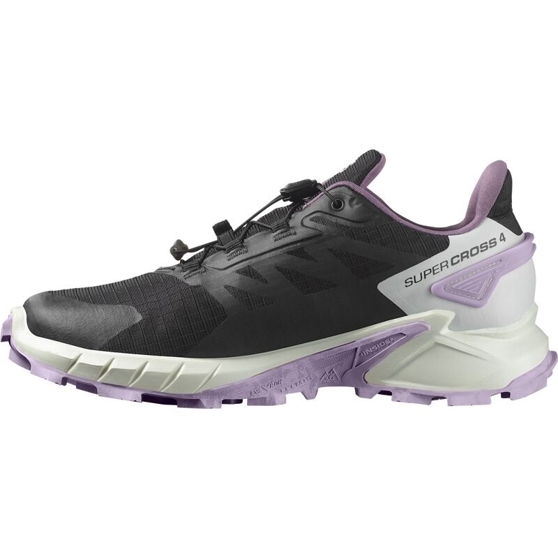 Neu Eingetroffen Salomon Damen Trailrunningschuhe SHOES SUPERCROSS 4 GTX W - Schwarz/Vanilleeis/Orchideenblüte