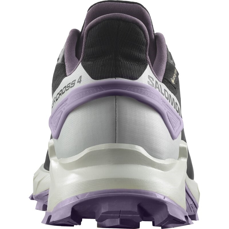 Neu Eingetroffen Salomon Damen Trailrunningschuhe SHOES SUPERCROSS 4 GTX W - Schwarz/Vanilleeis/Orchideenblüte