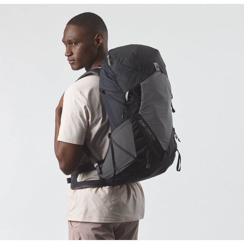 Neu Eingetroffen Salomon Rucksack AEROTREK 30 - ANTHRAZIT / Neun Eisen / LEGIERUNG