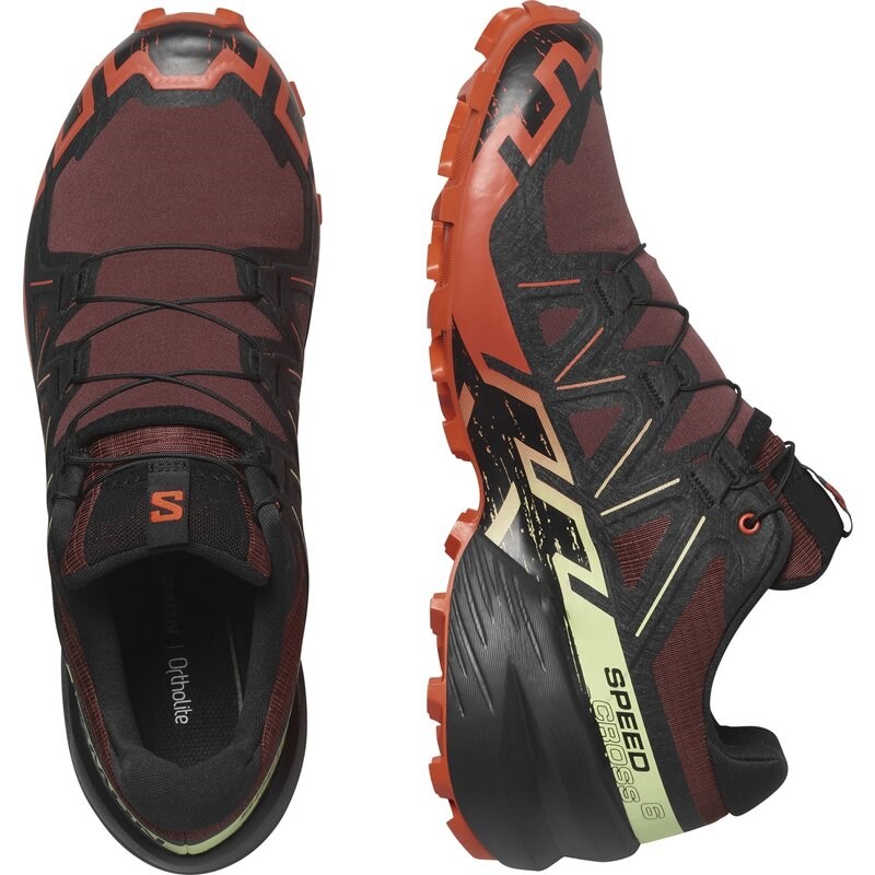 Neu Eingetroffen Salomon Herren Trailrunningschuhe SHOES SPEEDCROSS 6 Rum - Rumrosine/Kirschtomate/Cognac