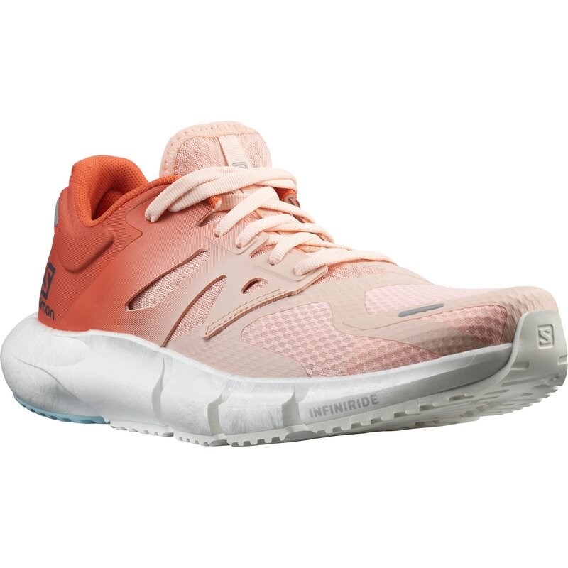 Neu Eingetroffen Salomon Damen Laufschuhe SHOES PREDICT2 W Peachy - Pfirsichfarben/Mecca-Orange/Kristallblau