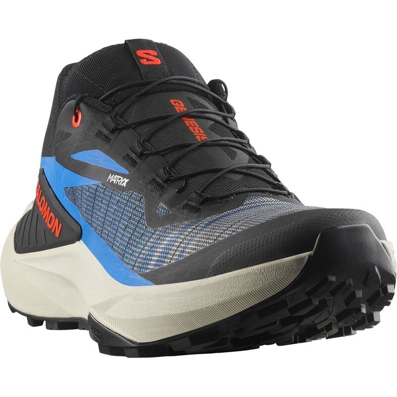 Neu Eingetroffen Salomon Herren Trailrunningschuhe SHOES GENESIS - Schwarz/Französischblau/Kirsche Tomate