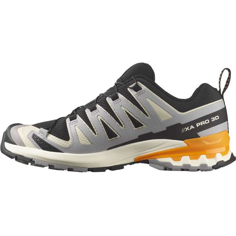Neu Eingetroffen Salomon Herren Trailrunningschuhe SHOES XA PRO 3D V9 - Schwarz/Möwe/Kurkuma