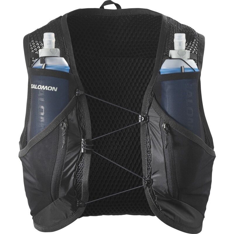Neu Eingetroffen Salomon Rucksack ACTIVE SKIN 12 SET - SCHWARZ/METALL