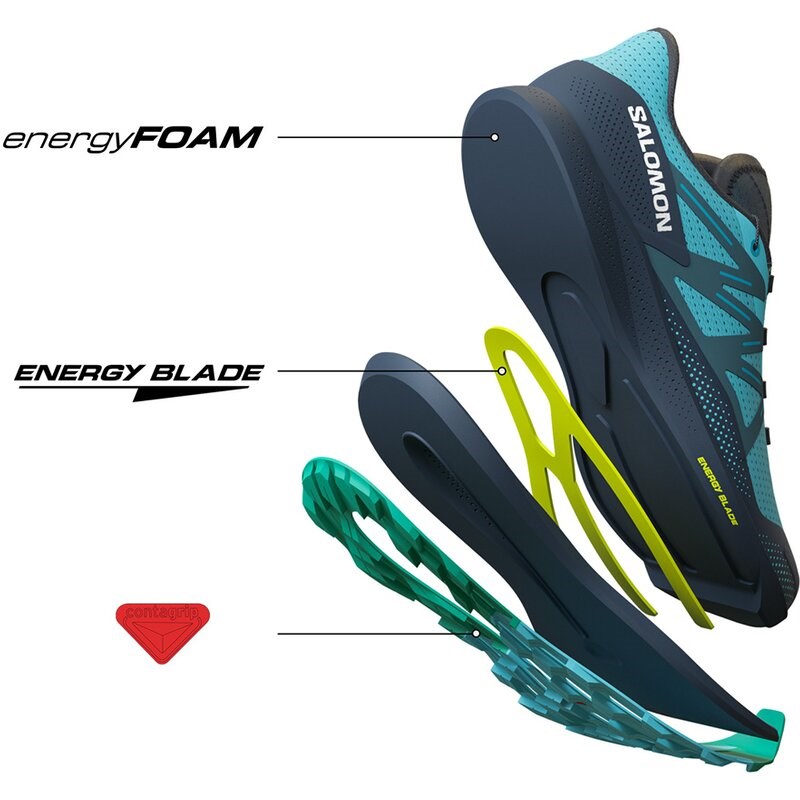 Neu Eingetroffen Salomon Herren Trailrunningschuhe SHOES PULSAR TRAIL Poppy - Mohnrot/Fahrradrot/Schwarz