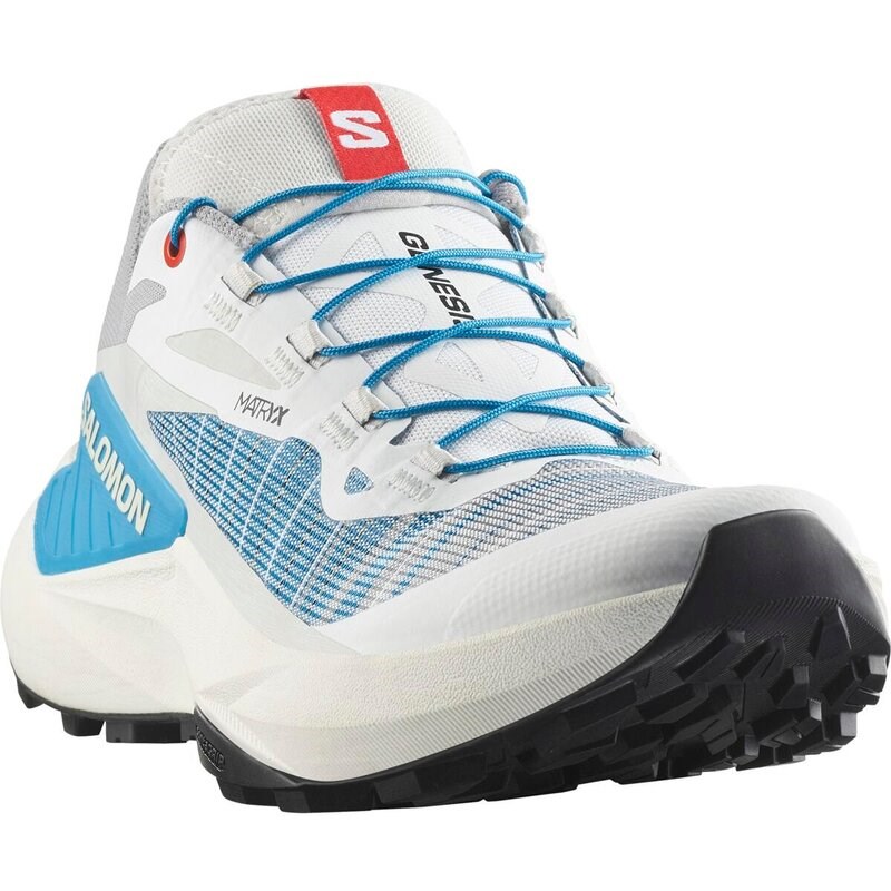 Neu Eingetroffen Salomon Damen Trailrunningschuhe SHOES GENESIS W - Weiß/Mondfelsen/Transzendentes Blau