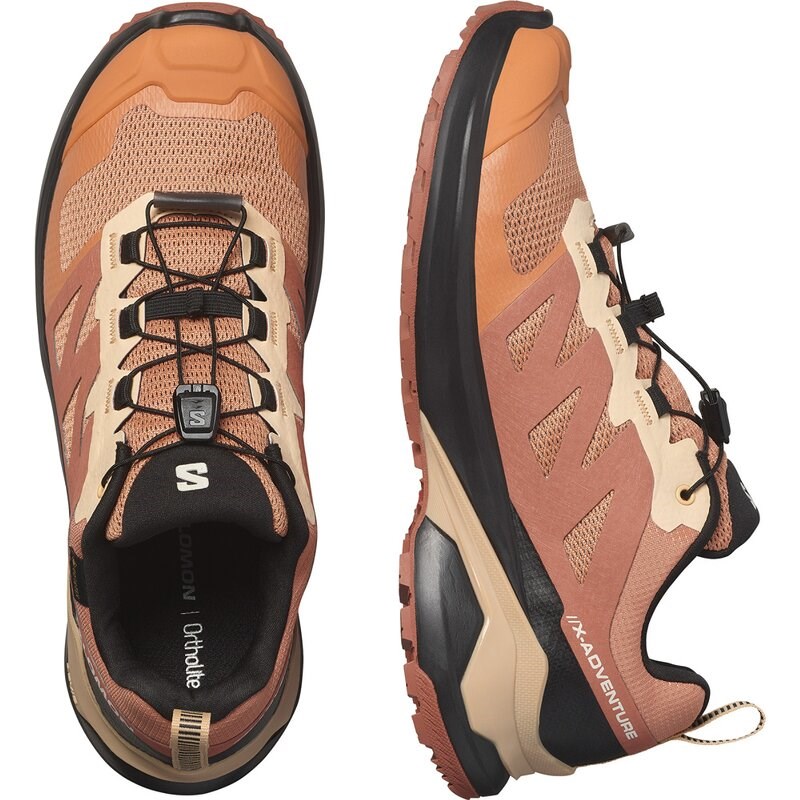 Neu Eingetroffen Salomon Damen Trailrunningschuhe SHOES X-ADVENTURE GTX W - Sonnengebacken/Aragon/Weizen
