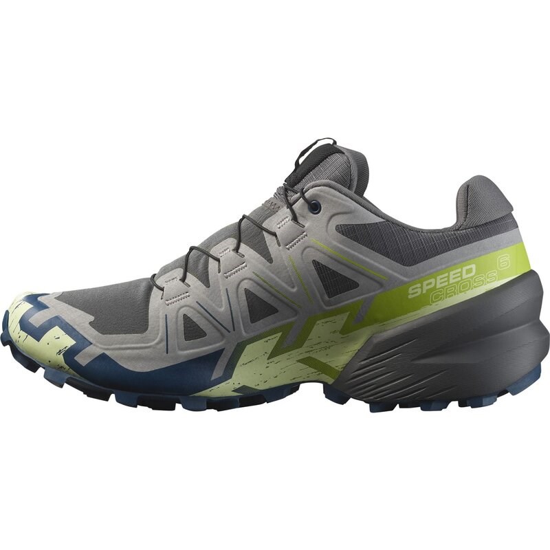 Neu Eingetroffen Salomon Herren Trailrunningschuhe SHOES SPEEDCROSS 6 - Castlerock/Limettencreme/Poseidon