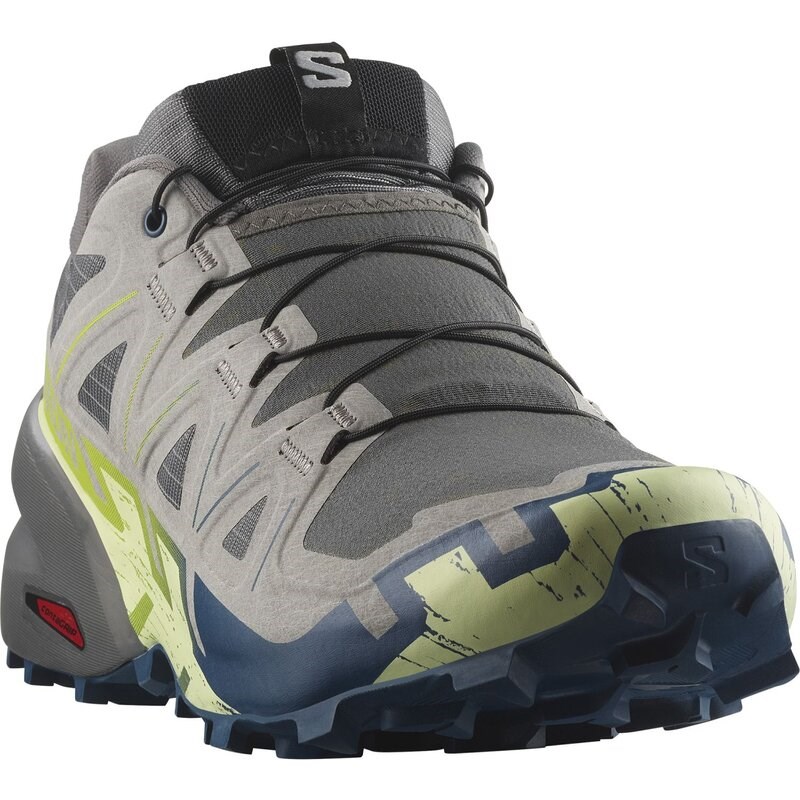 Neu Eingetroffen Salomon Herren Trailrunningschuhe SHOES SPEEDCROSS 6 - Castlerock/Limettencreme/Poseidon