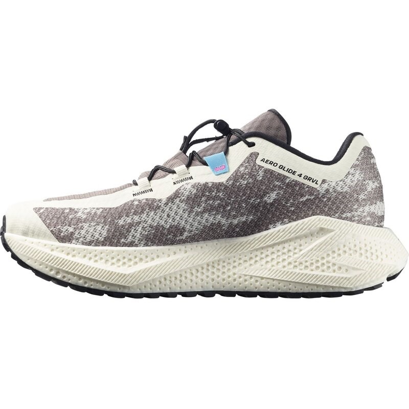 Neu Eingetroffen Salomon Herren Laufschuhe SHOES AERO GLIDE 4 GRVL - Vanilleeis/Schwarz/Eisen