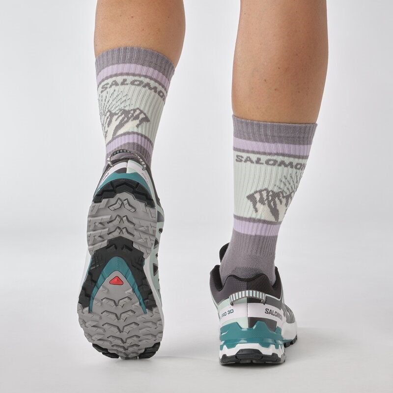 Neu Eingetroffen Salomon Damen Trailrunningschuhe SHOES XA PRO 3D V9 GTX W - Schwarz/Gebleichtes Aquamarin/Hafenblau