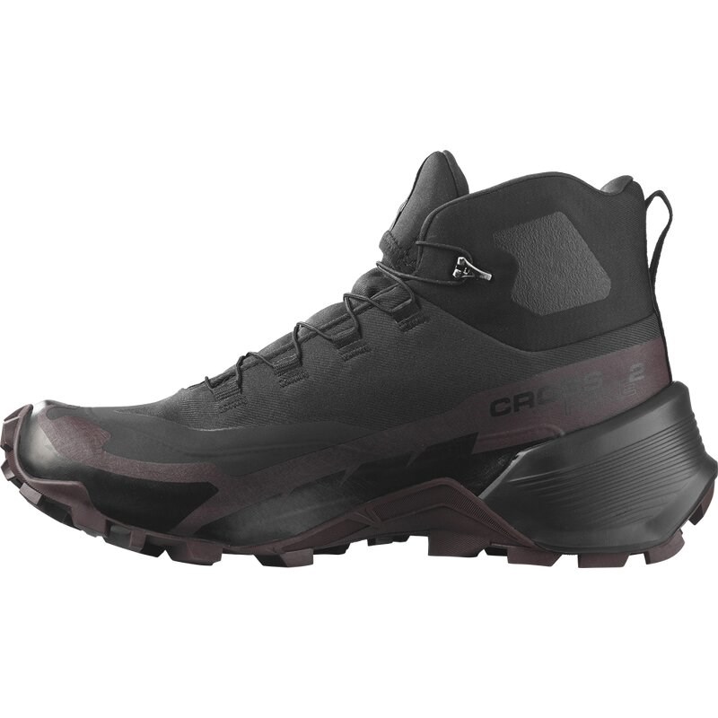 Neu Eingetroffen Salomon Damen Multifunktionsstiefel SHOES CROSS HIKE MID GTX 2 W - Schwarz/Schokoladenpflaume/Schwarz