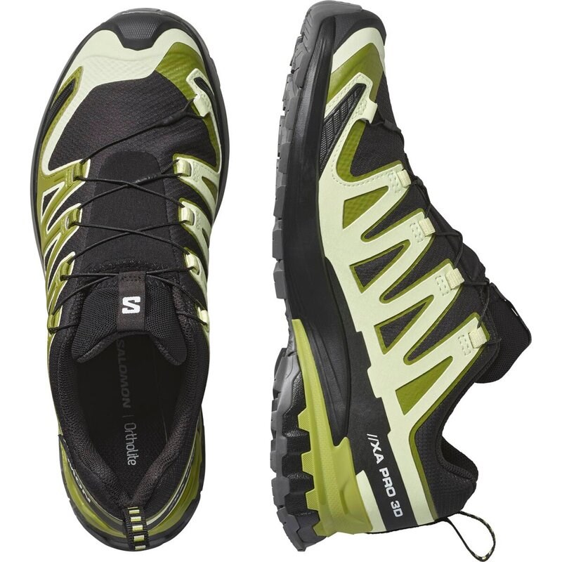 Neu Eingetroffen Salomon Herren Trailrunningschuhe SHOES XA PRO 3D V9 GTX - Schwarz/Limettencreme/Dunkle Zitrone