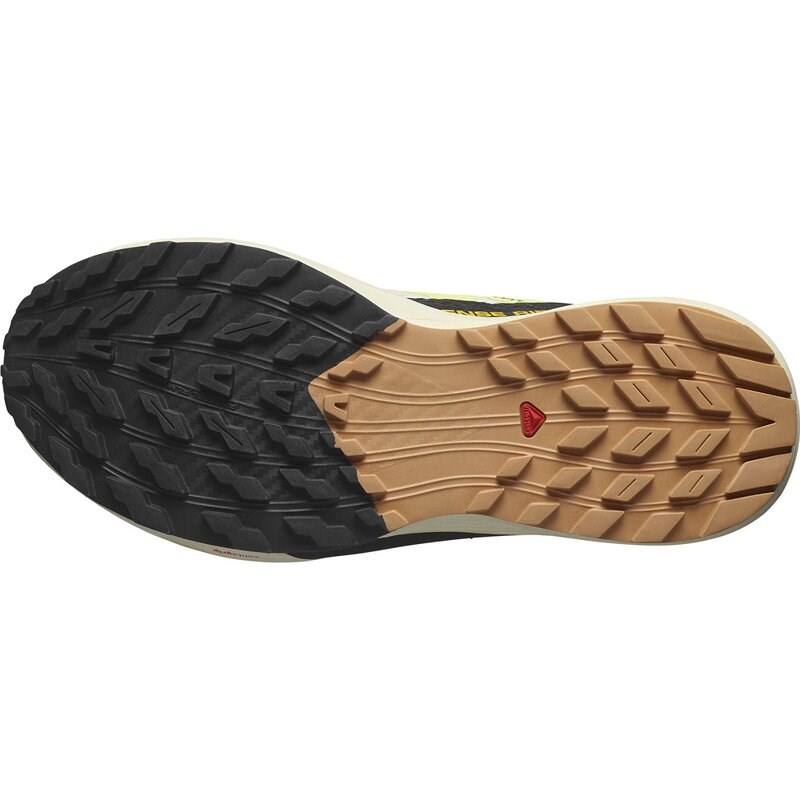 Neu Eingetroffen Salomon Damen Trailrunningschuhe SHOES SENSE RIDE 5 W - Vanilleeis/Schwefelquelle/Schwarz