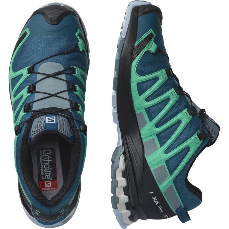 Neu Eingetroffen Salomon Damen Trailrunningschuhe SHOES XA PRO 3D v8 GTX W - Legionblau/Trooper/Minzblatt