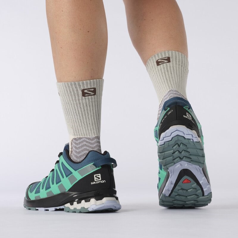 Neu Eingetroffen Salomon Damen Trailrunningschuhe SHOES XA PRO 3D v8 GTX W - Legionblau/Trooper/Minzblatt