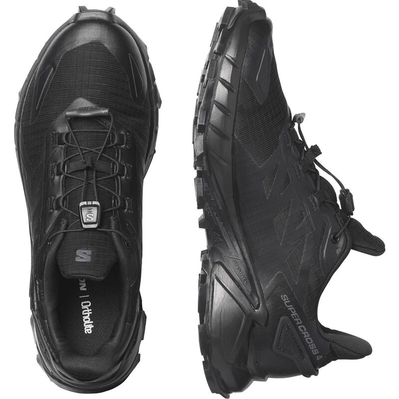 Neu Eingetroffen Salomon Damen Trailrunningschuhe SHOES SUPERCROSS 4 GTX W - Schwarz/Schwarz/Schwarz