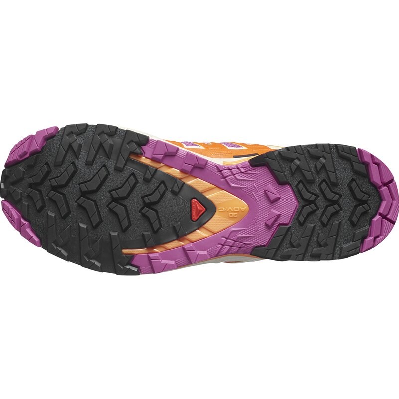 Neu Eingetroffen Salomon Damen Trailrunningschuhe SHOES XA PRO 3D V9 W Rose - Rosenviolett/Drachenfeuer/Papaya
