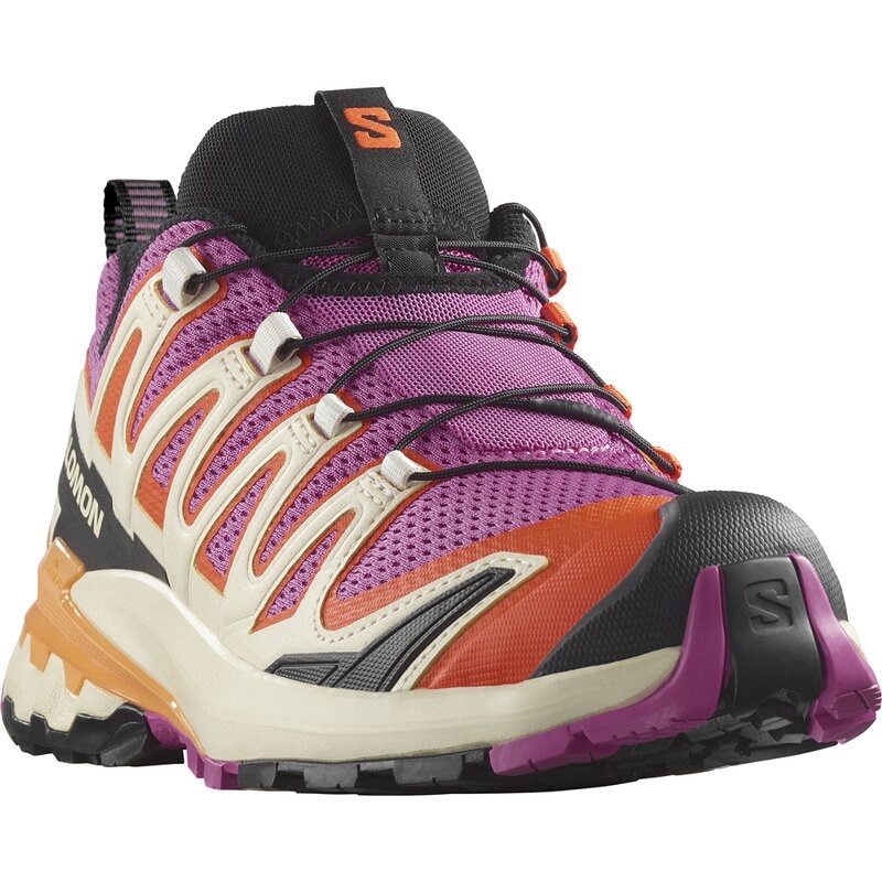 Neu Eingetroffen Salomon Damen Trailrunningschuhe SHOES XA PRO 3D V9 W Rose - Rosenviolett/Drachenfeuer/Papaya