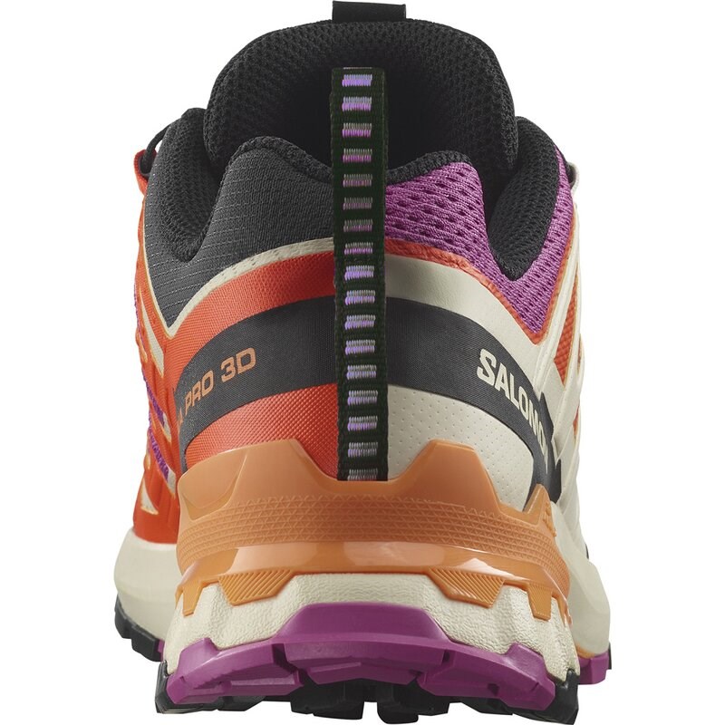 Neu Eingetroffen Salomon Damen Trailrunningschuhe SHOES XA PRO 3D V9 W Rose - Rosenviolett/Drachenfeuer/Papaya