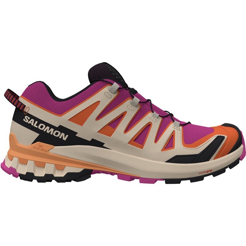 Neu Eingetroffen Salomon Damen Trailrunningschuhe SHOES XA PRO 3D V9 W Rose - Rosenviolett/Drachenfeuer/Papaya